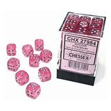 Borealis Pink Silver Luminary 12mm D6