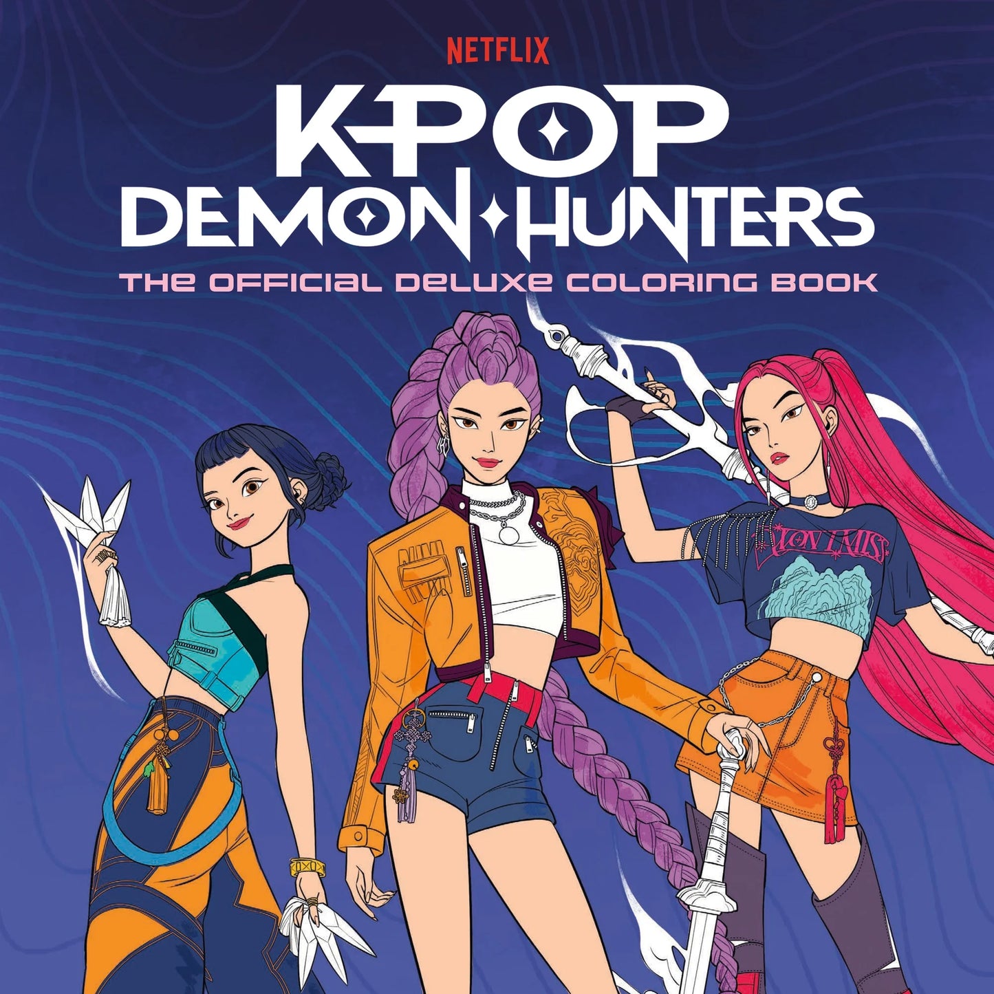 K-Pop Demon Hunter: Official Deluxe Coloring Book