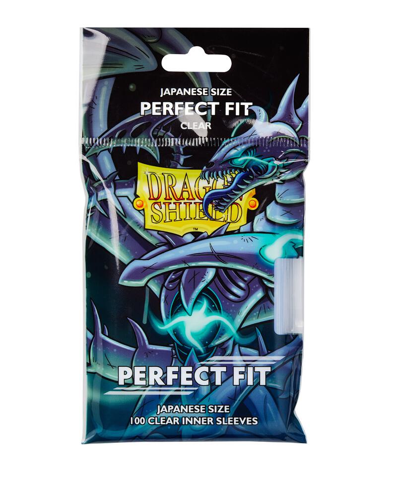 Dragon Shield: Perfect Fit Japanese Size Inner Sleeves - Clear