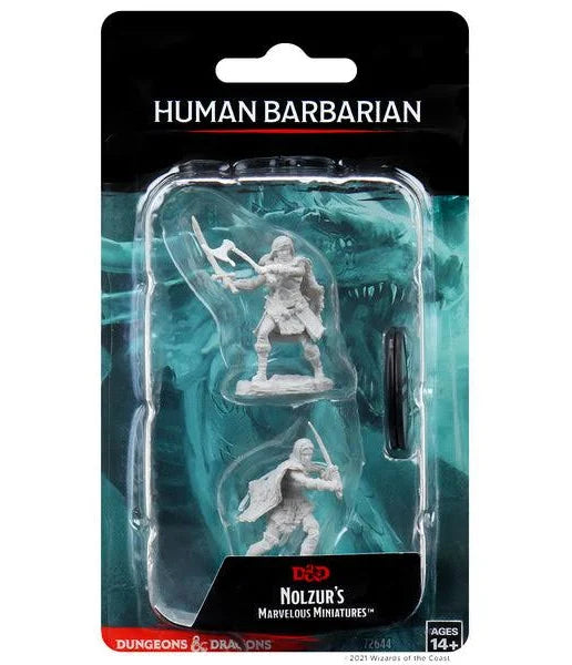 D&D Nolzur's Miniatures: Human Barbarian