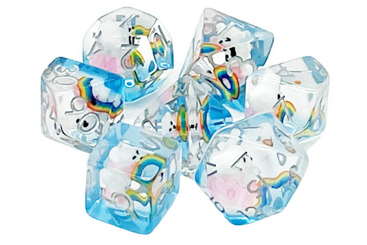 Old School Dice Animal Kingdom Teddy Bears & Rainbows