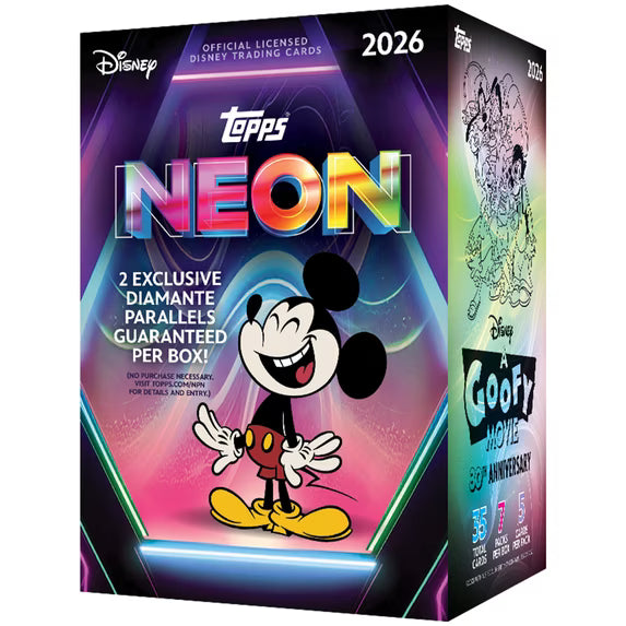 Topps Neon Disney Trading Card Value Box