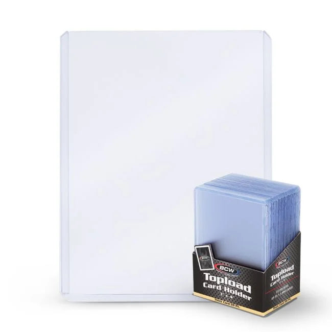 BCW: Topload Card Holder 3x4 Thick Card 59 Point