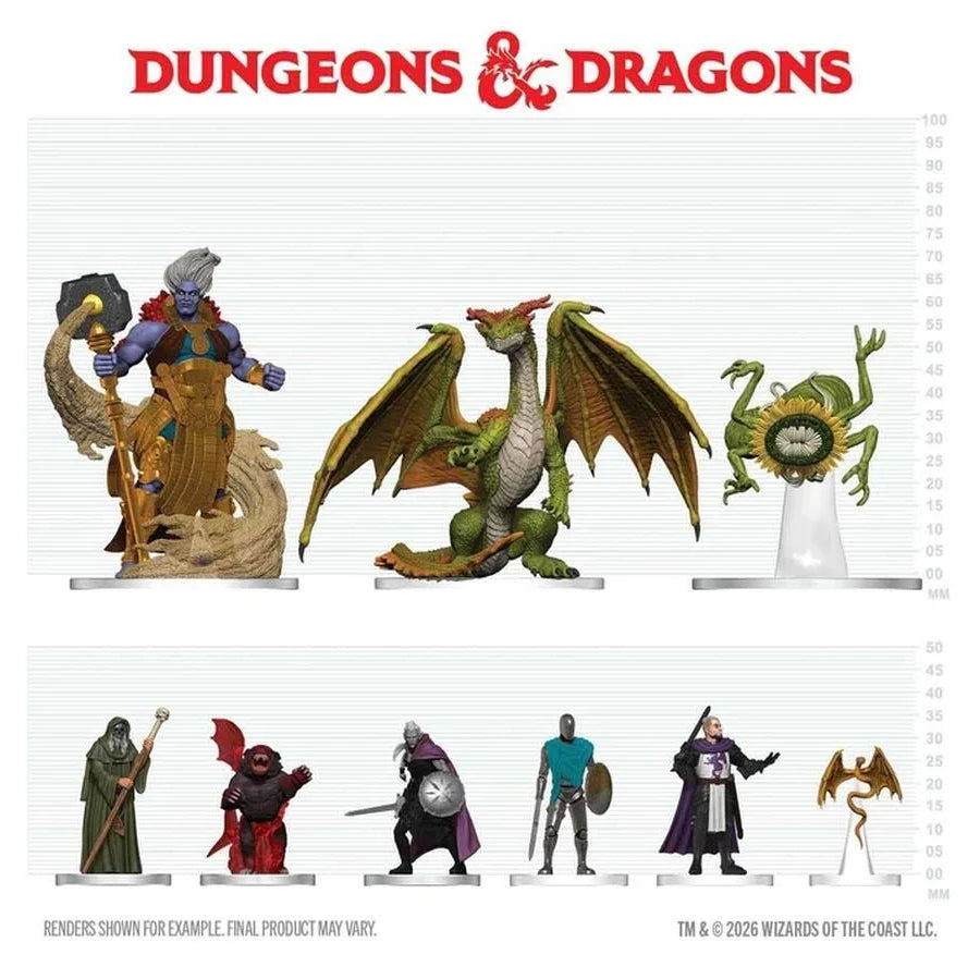 Dungeons & Dragons: Icons of the Realms - Adventures in Faerun Pre-Painted Miniatures 4-pack