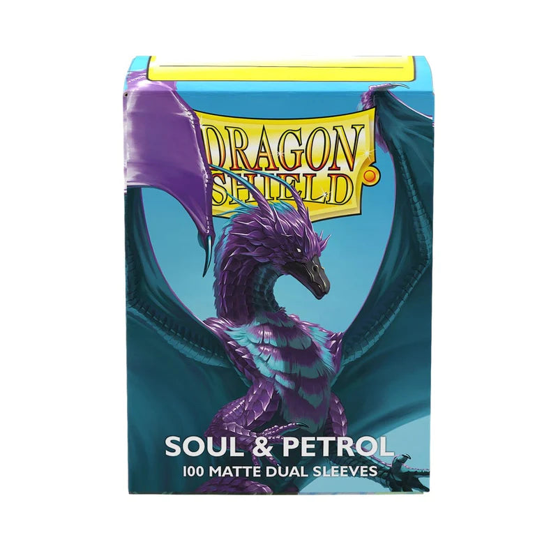 Dragon Shield: 100 Matte Dual Sleeves - Soul & Petrol