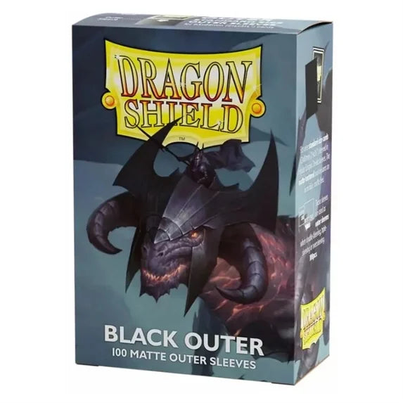 Dragon Shield: Outer Sleeves 100 Count - Black