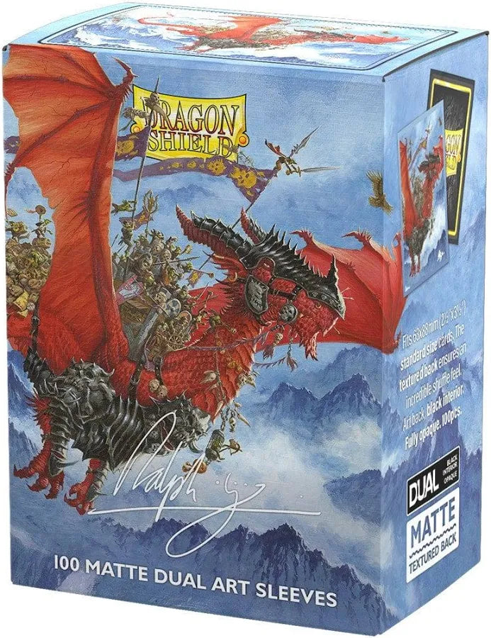 Dragon Shield Dual - Matte Dual Art - The Raid 100 Count