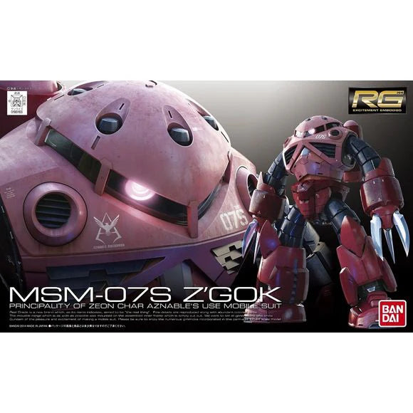 Bandai Model Kit: Gundam RG 1/144 - MSM-07S Z'Gok