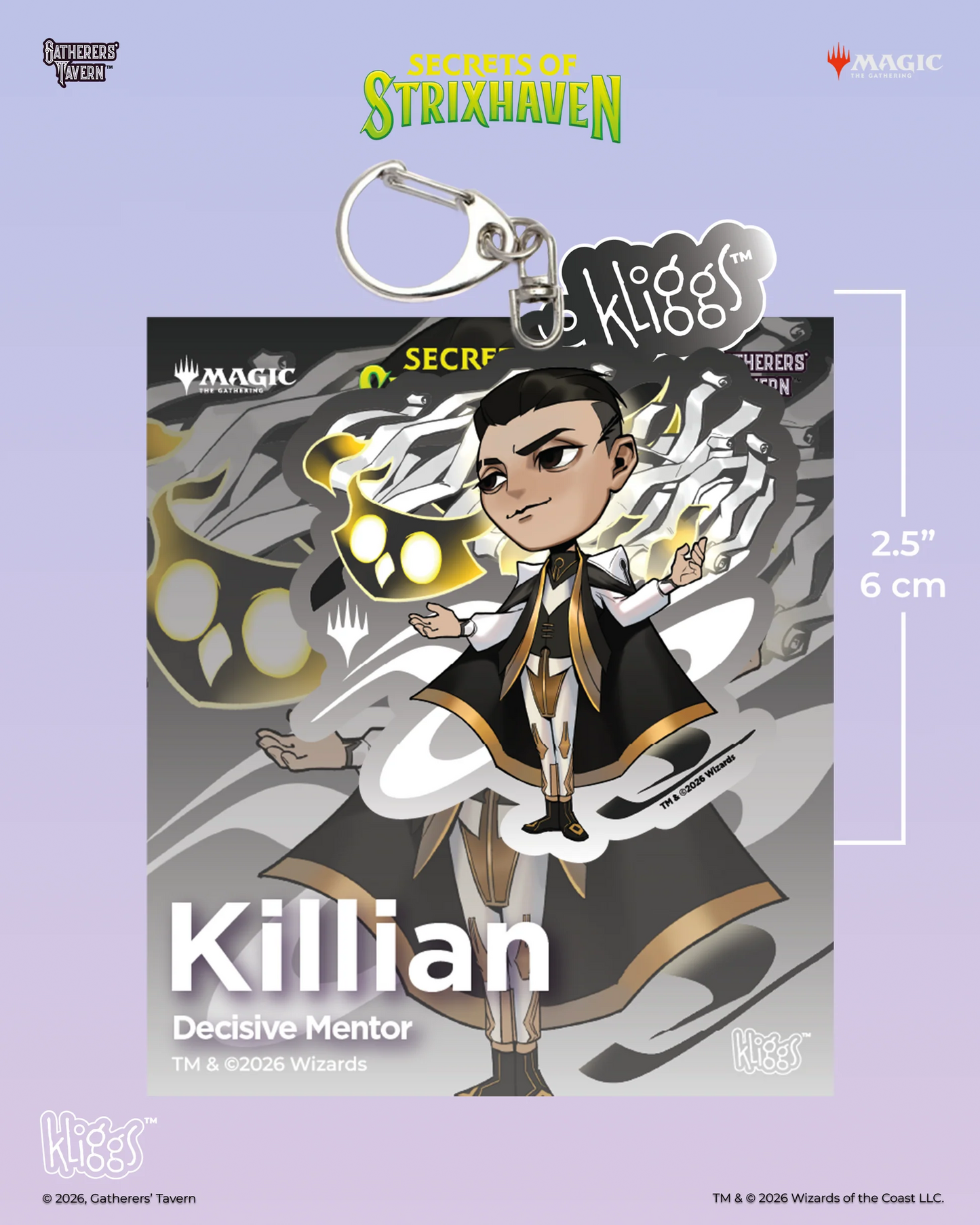 Magic The Gathering: Kliggs Secrets of Strixhaven Keychain
