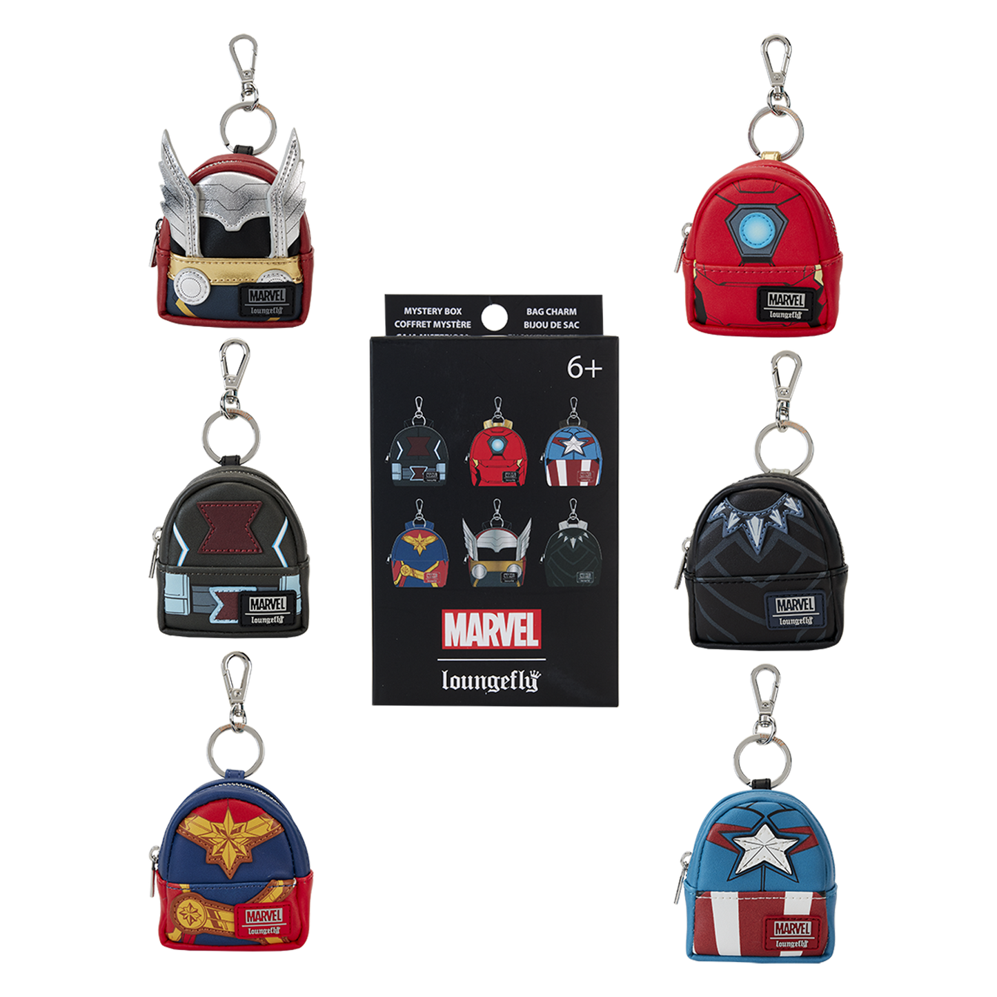 Loungefly: Marvel Mystery Box Bag Charm