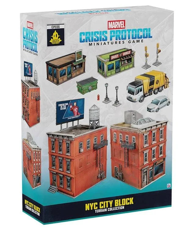 Marvel Crisis Protocol: NYC City Block Terrain Collection