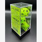 Mega-hedral Vortex Bright Grn/blk 7pc Set