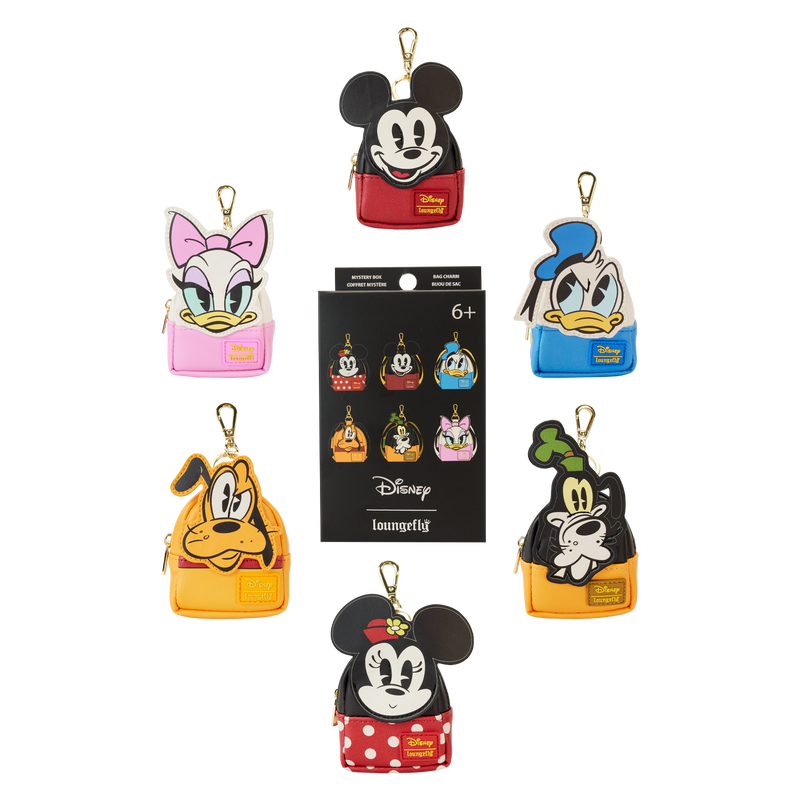 Loungefly - Disney Mickey and Friends Mystery Bag Charm Keychain