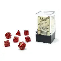 Glitter Mini 7 Die Set Ruby/gold