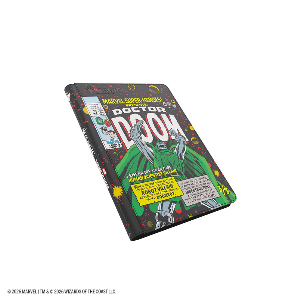 Game Genic: MTG Marvel Super Heroes 18 Pocket Zip Up Album - Dr. Doom