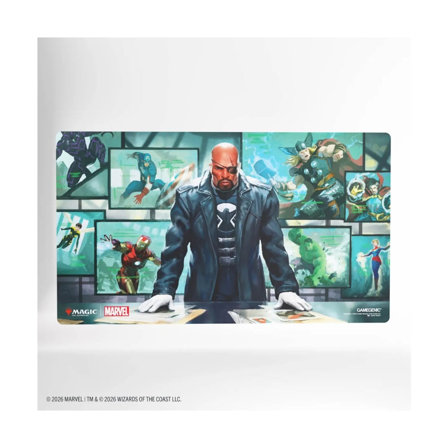 Game Genic: MTG Marvel Super Heroes Playmat - Director Nick Fury