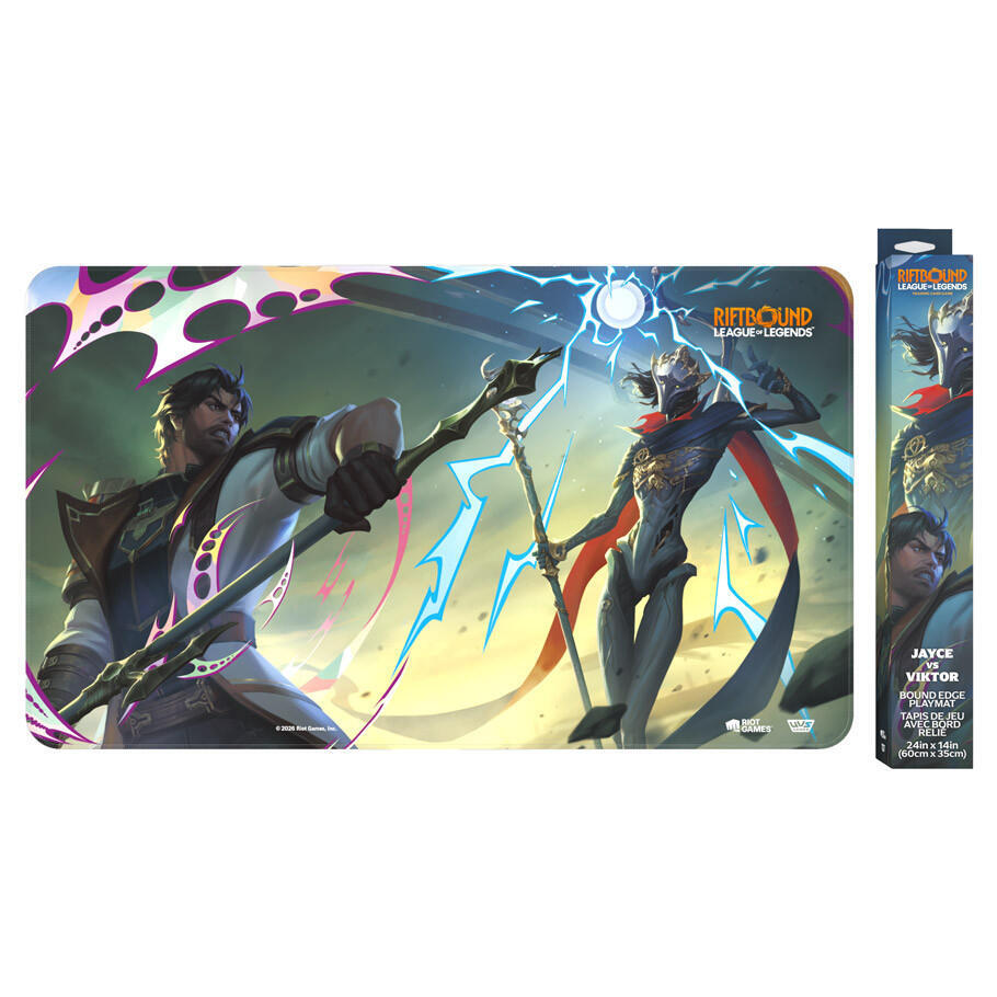 Riftbound League of Legends: Bound Edge Playmat - Jayce vs Viktor