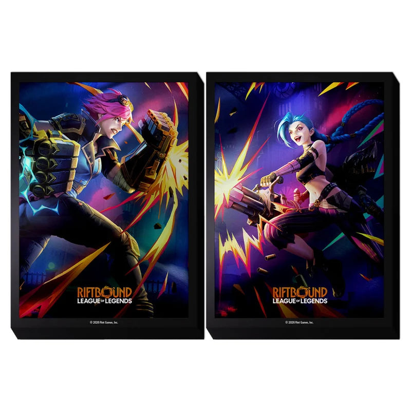 Riftbound: 100 Art Sleeves - Vi vs Jinx