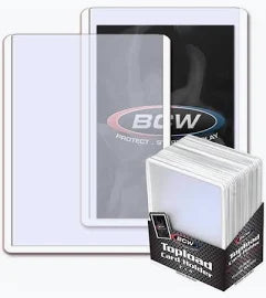 BCW: Topload Card Holder 3x4 White Border