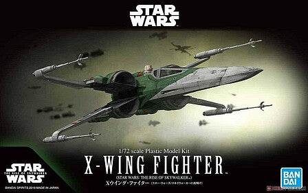 Star Wars The Rise Of Skywalker: X-Wing Fighter 1/72 Scale Model Kit
