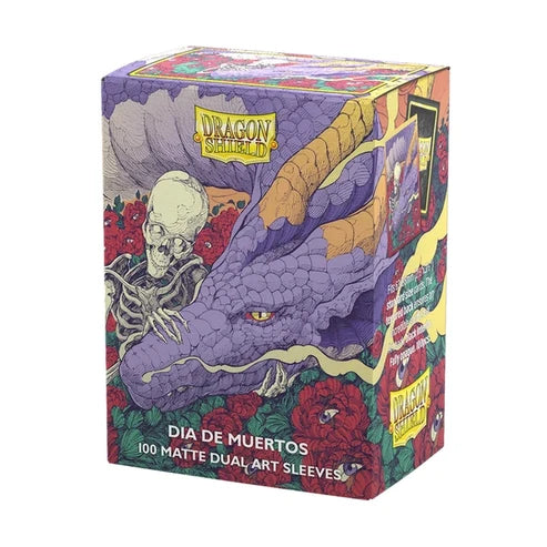Dragon Shield: 100 Count Matte Dual Sleeves - Dia De Muertos