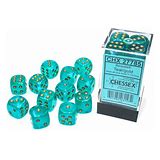 Borealis Teal Gold Luminary 12mm D6