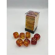 Gemini Trans Red-yellow/gold 16mm D6