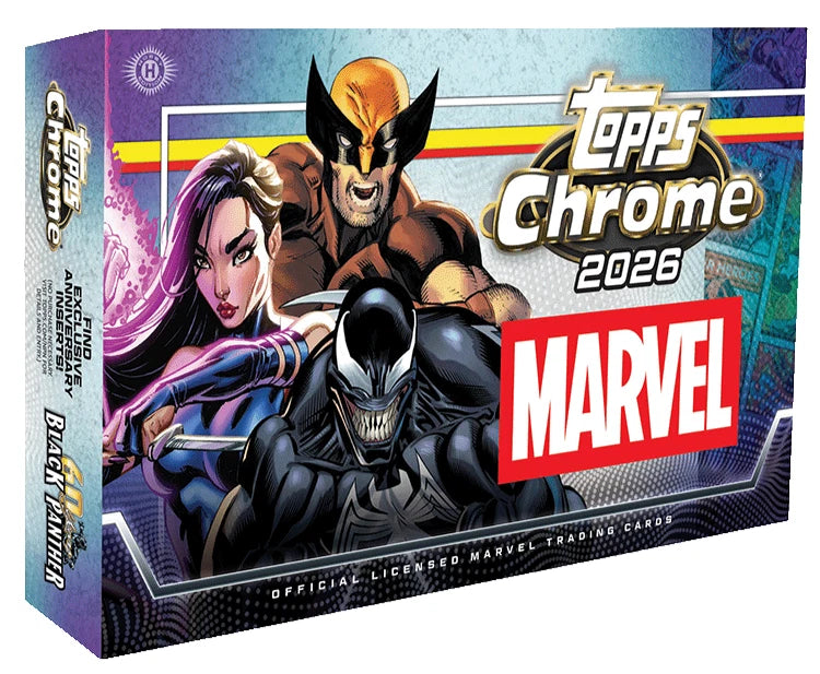 Topps Chrome: 2026 Marvel Hobby Box