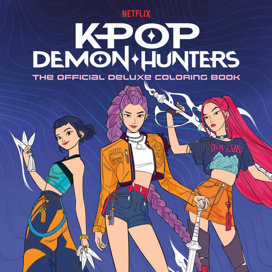 K-Pop Demon Hunter: Official Deluxe Coloring Book