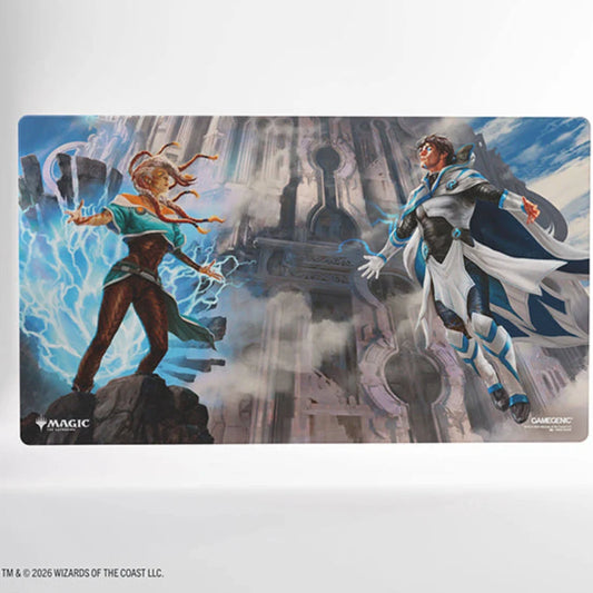 Game Genic: Playmat Shiny Surface - Magic The Gathering Reality Fracture - Tam Beleren, Conflicted/Jace, Building Reality
