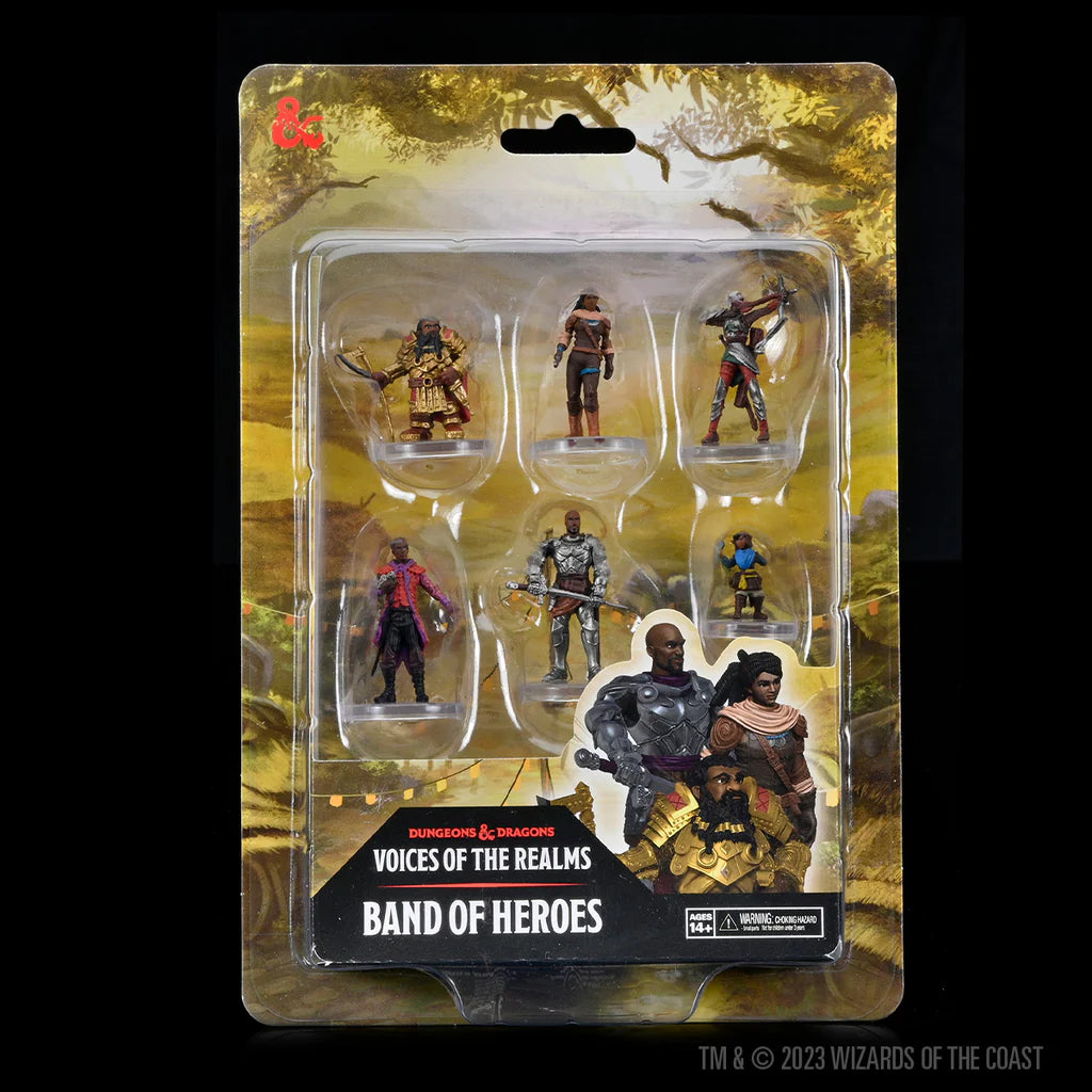 Dungeons & Dragons: Voices of the Realms Band of Heroes Painted Minis