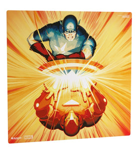 Game Genic: MTG Marvel Super Heroes 2 Player Mat - Captain American/Iron Man