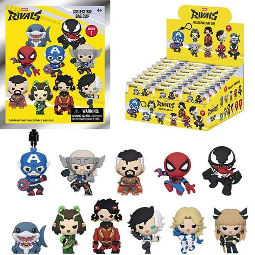 Marvel Rivals 3D Foam Bag Clip