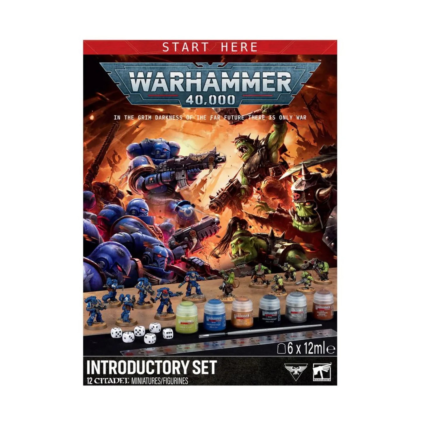 Warhammer: 40K Introductory Set - Space Marines & Orks