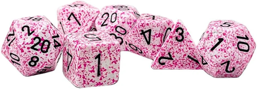 Chessex: Polyhedral 7 Die Set - Speckled Pink