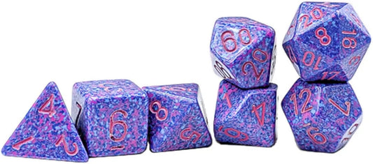 Chessex: Polyhedral 7 Die Set - Speckled Purple Passion