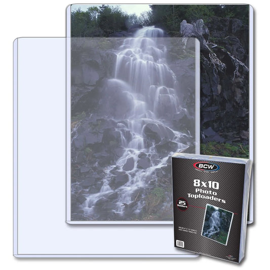 BCW 8x10 Photograph Toploaders
