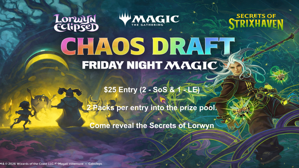 [Event] MTG Chaos Draft 6/5/26