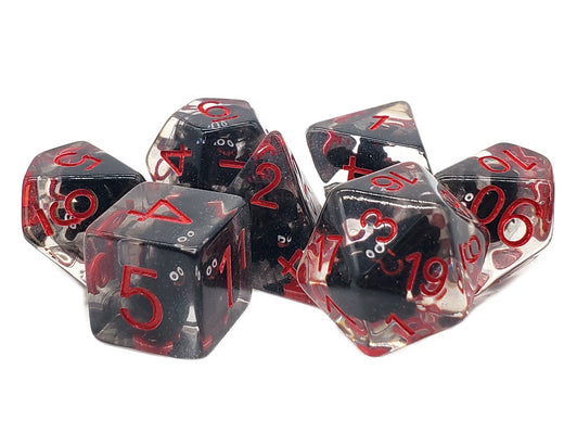Old School Dice Animal Kingdom Black Bat