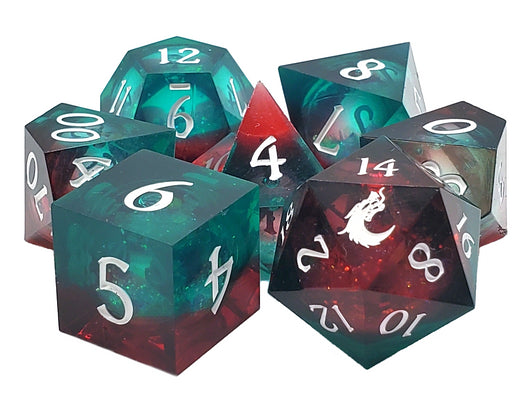 Old School Dice Liquid Infused 7-piece Christmas Fury