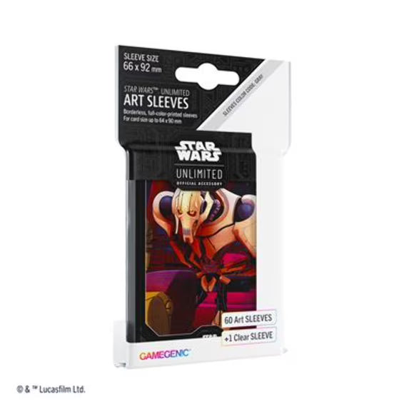 Game Genic: 60 Art Sleeves Star Wars Unlimited - General Grievous