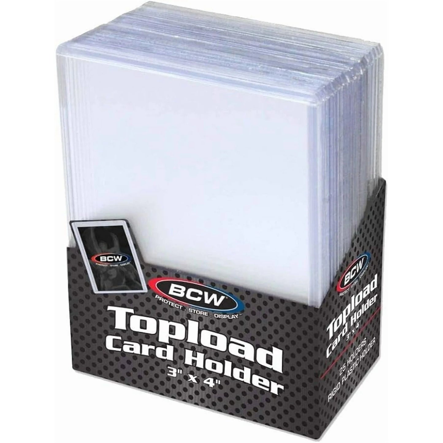 BCW 3x4" Standard Toploader (25ct)