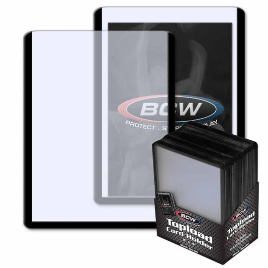 BCW: Topload Card Holder 3x4 Black Border