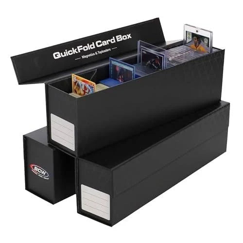 BCW Quick Fold Magnetic & Toploader Card Box