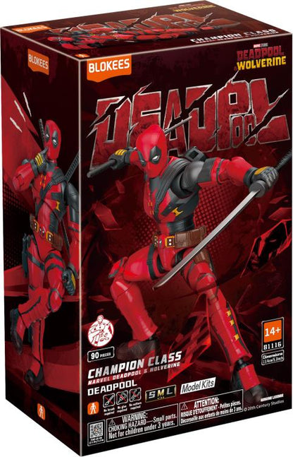Blokees: 5.3 Inch Marvel Champion Class Deadpool & Wolverine - DeadPool