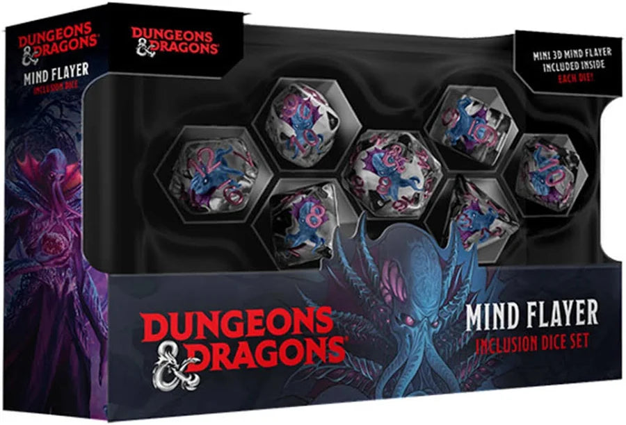 Fanroll: Dungeons & Dragons - Mind Flayer Inclusion Dice Set