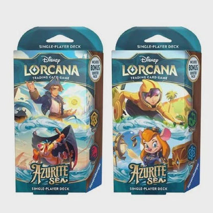 Disney Lorcana: Azurite Sea Starter Decks