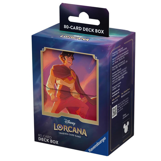 Disney Lorcana Deck Box - Shimmering Skies - Aladdin