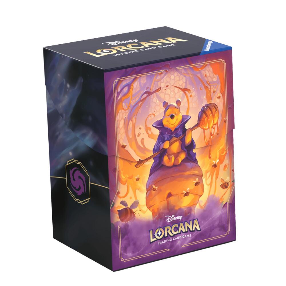 Disney Lorcana Deck Box - Azurite Sea - Pooh, Hunny Wizard