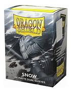 Dragon Shield 100ct Box Dual Matte Snow